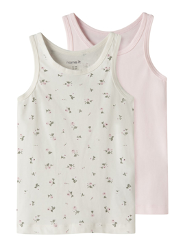 Name It Tank Top 2P Jet Flower